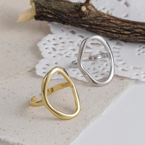 Rings - Hollow Out Ring Personality Resizable Women Ring