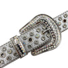 Diamond Rhinestone Belt Fashion Luxury Crystal Studded Pin Buckle Belt