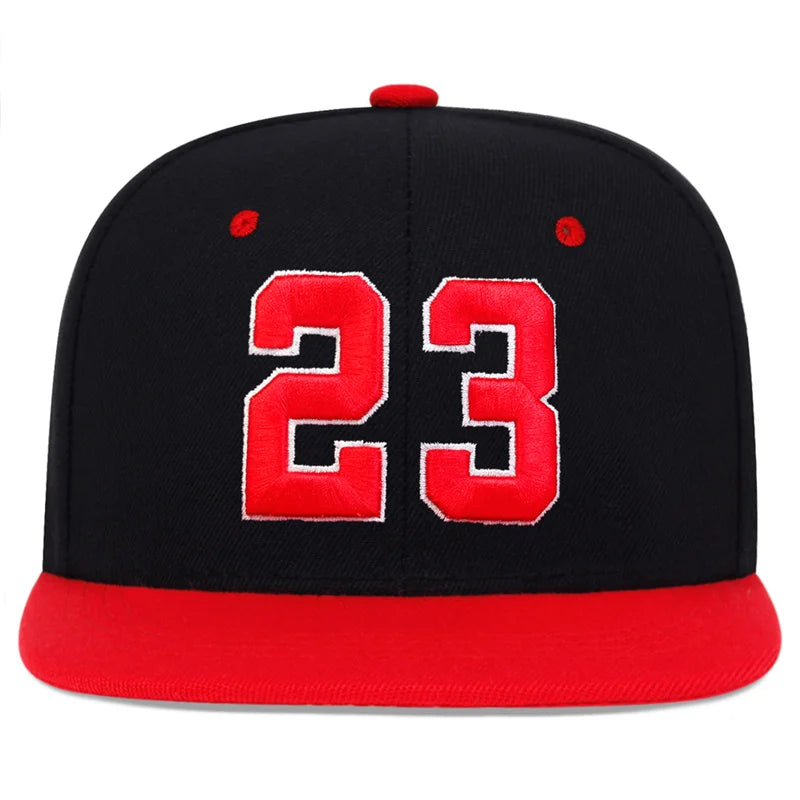 23 Embroidery Hip Hop Hat Outdoor Adjustable Travel Snapback Hat-Women's Caps-Arimonz-Arimonz