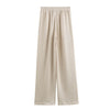 2pcs Casual Double Breasted Blazer and Wide Leg Trousers Office Outfit-Wear To Work Sets-Arimonz-Arimonz