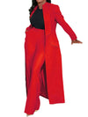 2pcs Office Long Sleeve Blazer Coat Suit Top with Wide Leg Pants Set-Wear To Work Sets-Arimonz-Arimonz