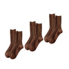 3 Pairs Cashmere Wool Winter Thicken Warm Thermal Mid Tube Socks-Socks & Tights-Arimonz-Coffee-Arimonz