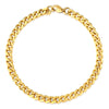 3/5/7MM Stainless Steel Curb Cuban Link Chain Anklet Jewelry Gift-Anklets-Arimonz-Arimonz