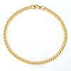 3/5/7MM Stainless Steel Curb Cuban Link Chain Anklet Jewelry Gift-Anklets-Arimonz-3mm Gold-Arimonz