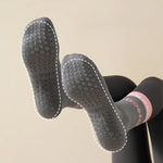 4 Pairs Non Slip with Grips Sticky Gripper Cotton Yoga Unisex Socks-Socks & Tights-Arimonz-Arimonz