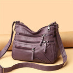 Women Shoulder Bag Multi-Layer Pockets Classic Crossbody Bag