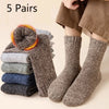 5 Pairs Winter Warm Super Thick Wool Cashmere Unisex Socks-Socks & Tights-Arimonz-Arimonz