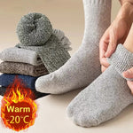 5 Pairs Winter Warm Super Thick Wool Cashmere Unisex Socks-Socks & Tights-Arimonz-Arimonz