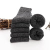 5 Pairs Winter Warm Super Thick Wool Cashmere Unisex Socks-Socks & Tights-Arimonz-5 pairs-Black-Arimonz