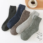 5 Pairs Winter Warm Super Thick Wool Cashmere Unisex Socks-Socks & Tights-Arimonz-5 pairs-Mixed-Arimonz
