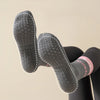 4 Pairs Non Slip with Grips Sticky Gripper Cotton Yoga Unisex Socks