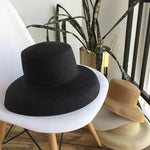 Vintage Audrey Hepburn Straw Big Brim Bell-shaped Summer Sun Hat
