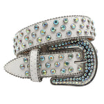 Classic style Western Y2K Rhinestone Belts Studded Women Belts