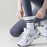5Pairs Pilates Yoga Socks Non Slip Silicone Grips Cotton Fitness Socks-Socks & Tights-Arimonz-Arimonz