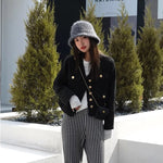 Autumn Winter Wool Fur Cap for Women Soft Warm Wool Basin Bucket Hat