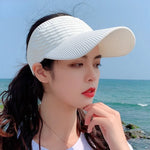 Anti-UV Breathable Sports Cap Adjustable Tennis Golf Outdoor Visor Hat