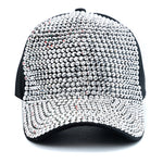 Diamond Inlay Baseball Cap Streetwear Adjustable Fashion Hat