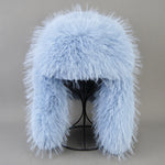 Unisex Winter Earflap Cap High-end Luxury Fur Warm Ear Cap Hat