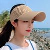 Anti-UV Breathable Sports Cap Adjustable Tennis Golf Outdoor Visor Hat