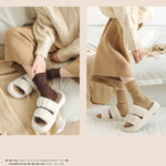 3 Pairs Cashmere Wool Winter Thicken Warm Thermal Mid Tube Socks