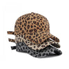 Leopard Corduroy Winter Baseball Cap Retro Cotton Snapback Hat