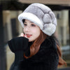 Natural Whole Fur Winter Cap Warm Fashion Real Mink Fur Hat