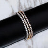 Adjustable 3MM Row Cubic Zirconia Anklet Fashion Charm Jewelry-Anklets-Arimonz-Arimonz