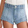 Aeropostale High-Rise Micro Denim Shorty Shorts for Women-Denim Shorts-Arimonz-Light wash-US 00 Regular-Arimonz