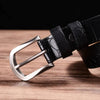 All-Match Stone Grain Leather Belt with Elegant Pin Buckle-Belts-Arimonz-Arimonz