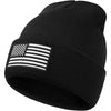 American Flag Embroidered Beanie Hat Winter Warm Black Knitted Hat-Winter Hats-Arimonz-Arimonz
