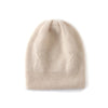 Autumn Winter Pure Cashmere Pullover Hat Knitted Warm Cashmere Beanies-Winter Hats-Arimonz-Arimonz