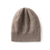 Autumn Winter Pure Cashmere Pullover Hat Knitted Warm Cashmere Beanies-Winter Hats-Arimonz-Arimonz