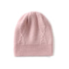 Autumn Winter Pure Cashmere Pullover Hat Knitted Warm Cashmere Beanies-Winter Hats-Arimonz-Pink-One Size-Arimonz