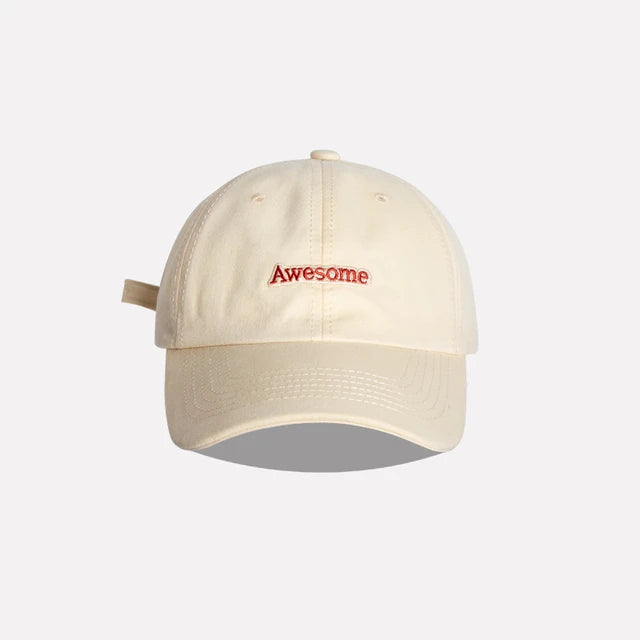 Awesome Women Baseball Caps Embroidered Women Cap Snapback Hat-Women's Caps-Arimonz-beige-Adjustable-Arimonz
