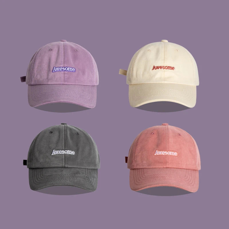 Awesome Women Baseball Caps Embroidered Women Cap Snapback Hat-Women's Caps-Arimonz-Arimonz