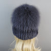 Winter Warm Real Fur Genuine Hat Bomber Beanies Cap for Women