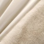 Beige Gradient Belted Faux Mink Fur Coat Warm Hooded Furry Fur Jacket-Fuzzy Jackets-Arimonz-Arimonz