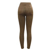 Brown Mid High Waist Cropped Jeans Ultra Stretchy Skinny Denim Pants-Skinny Jeans-Arimonz-Arimonz