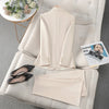 Business Chic Formal Blazer Trousers Suit Two Piece Plus Size Set-Wear To Work Sets-Arimonz-Arimonz