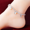 Butterfly Tennis Link Chain Adjustable Anklet Hip Hop Foot Bracelet-Anklets-Arimonz-Arimonz