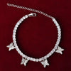 Butterfly Tennis Link Chain Adjustable Anklet Hip Hop Foot Bracelet-Anklets-Arimonz-Arimonz