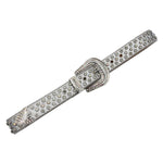 Diamond Rhinestone Belt Fashion Luxury Crystal Studded Pin Buckle Belt