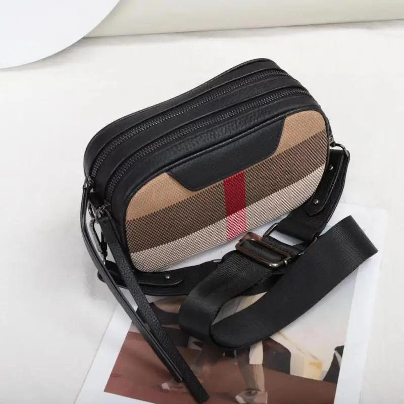 Camera Bag Women Crossbody Shoulder Bag Messenger Canvas Crossbody Bag-Handbags-Arimonz-Arimonz