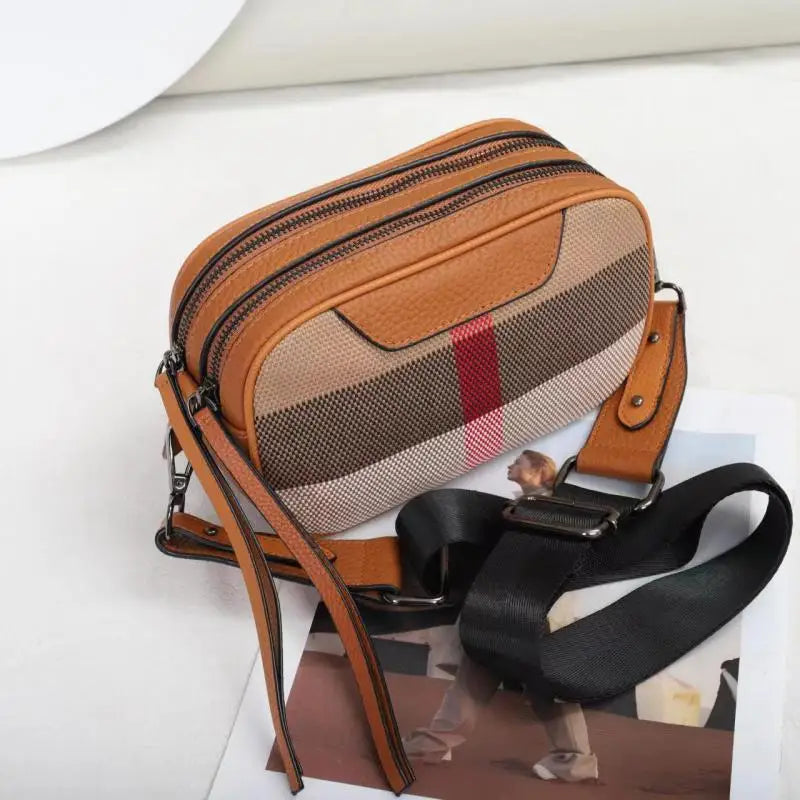 Camera Bag Women Crossbody Shoulder Bag Messenger Canvas Crossbody Bag-Handbags-Arimonz-Arimonz