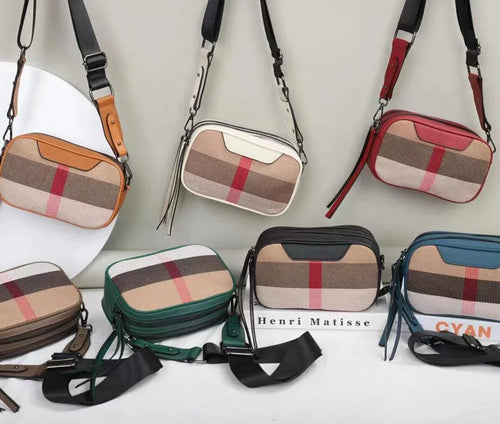 Camera Bag Women Crossbody Shoulder Bag Messenger Canvas Crossbody Bag-Handbags-Arimonz-Arimonz