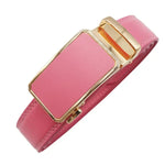 Casual All-match Ladies Adjustable Belts Designer Automatic Belt-Belts-Arimonz-Pink-90cm/35inches-Arimonz