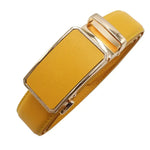 Casual All-match Ladies Adjustable Belts Designer Automatic Belt-Belts-Arimonz-Yellow-90cm/35inches-Arimonz