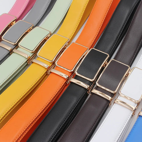 Casual All-match Ladies Adjustable Belts Designer Automatic Belt-Belts-Arimonz-Arimonz