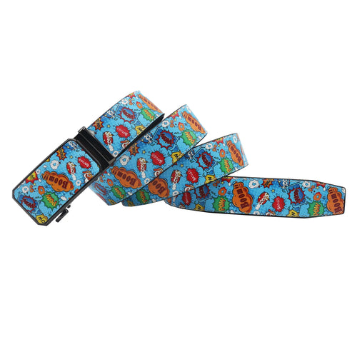 Casual Ratchet Belt with Automatic Buckle Pattern Belt-Belts-Arimonz-Arimonz