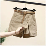 Casual Skirts Shorts for Women Summer Wear Versatile A-line Skorts-Denim Shorts-Arimonz-Arimonz